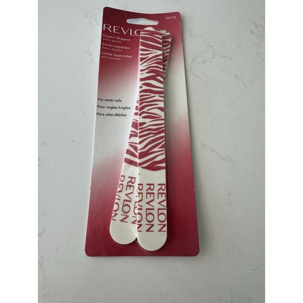 Revlon Expert Shapers Nail File for WEAK NAILS Nails EXTRA GENTLE NEW.